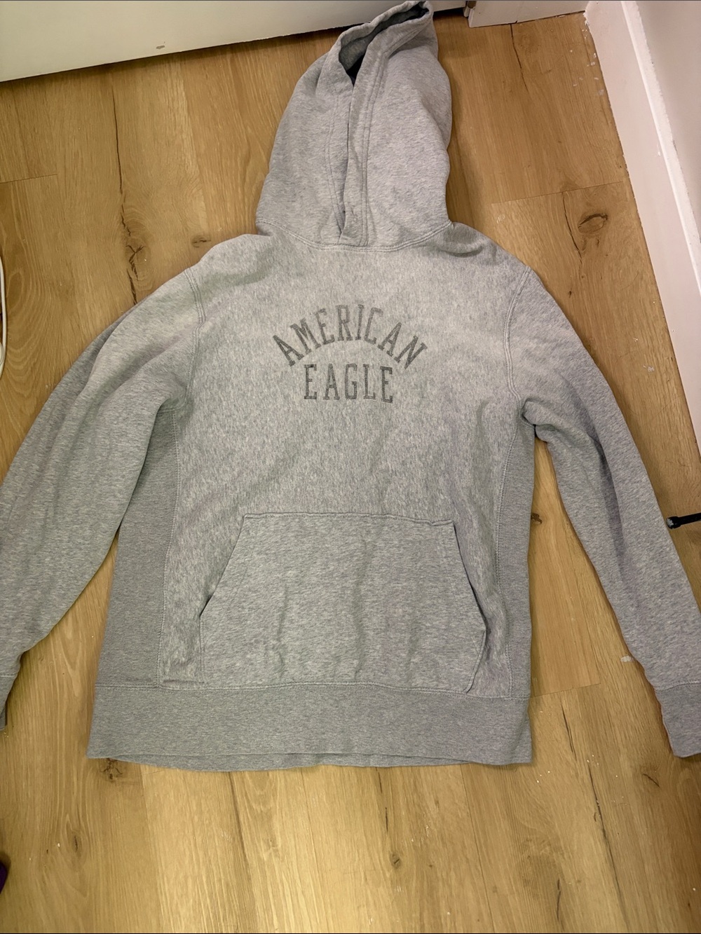 Grey American eagle hoodie